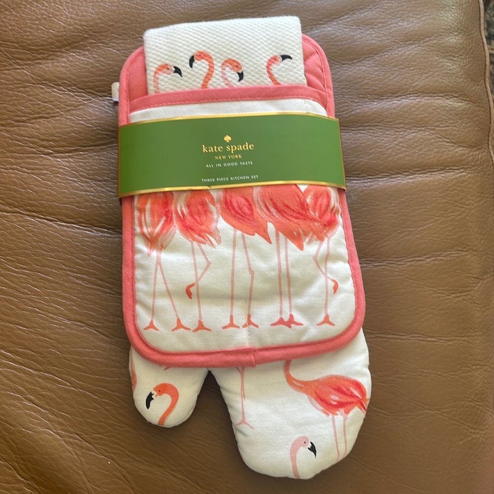 Kate Spade Flamingo Kitchen Set